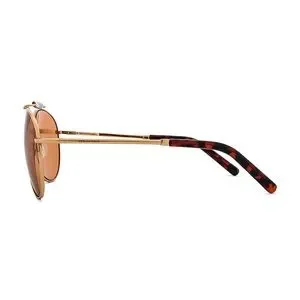 WeWoreWhat City Aviator Sunglasses in Orange WeWoreWhat | Accessories | Weworewhat The City Sunglasses Os  main image 4